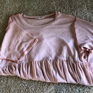 Urban Outfitters Kimchi Blue Flowy Pink Top (S)